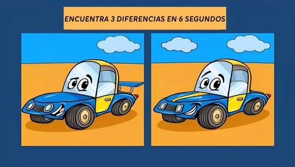 RETO VISUAL | Hay tres diferencias entre las dos imágenes de automóviles. ¿Puedes encontrarlas diferencias en 6 segundos? | YouTube
