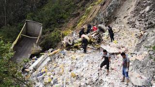 Apurímac: un muerto por caída de camión que trasladaba baldes de pintura