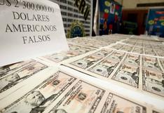 Perú: más de 77 millones de dólares falsos fueron incautados 