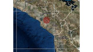 Sismo de magnitud 3,7 se registró esta tarde en Moquegua
