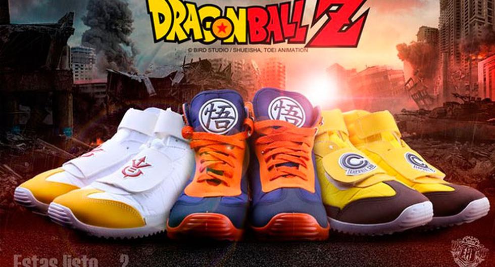 Las zapatillas de Dragon Ball Z contará con 3 diseños. (Foto: ANN)