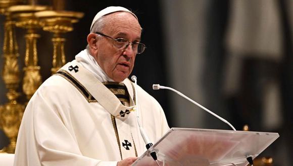 Papa Francisco hace un llamado a la solidaridad europea con los migrantes. (AFP)