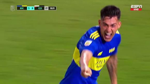 Cristian Pavón anotó su doblete con Boca Juniors ante Central Córdoba. (Video: ESPN)
