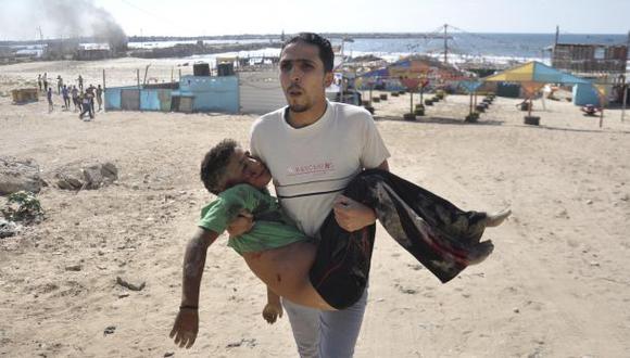 Bombardeo israelí mata a cuatro niños en una playa de Gaza
