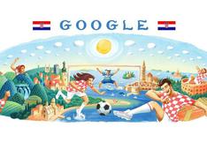 Google honra con doodle el Croacia vs Inglaterra por semifinal del Mundial Rusia 2018
