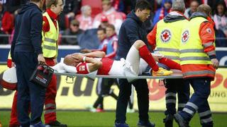 Jugador de Mainz sufrió terrible lesión de rodilla (VIDEO)