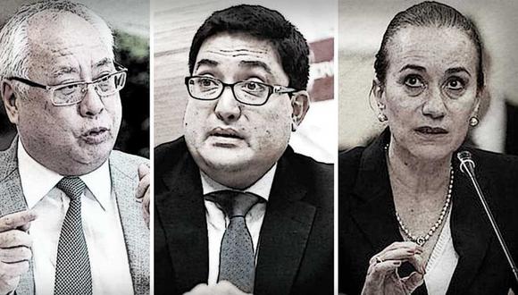 Algunos de los protagonistas de la reciente crisis que afronta el Poder Ejecutivo. (Foto: El Comercio)
