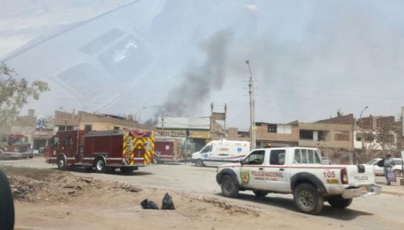 Carabayllo: incendio en almacén de ferretería deja 5 heridos
