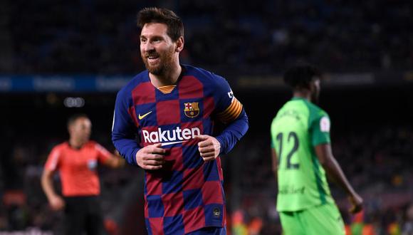 Messi fue considerado mejor deportista del 2019 junto al británico Lewis Hamilton. (Foto: AFP)