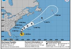 Huracán Franklin EN VIVO: Sigue la trayectoria del primer ciclón de categoría mayor del 2023 en el Atlántico