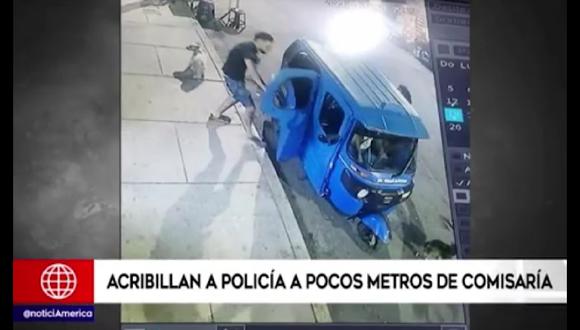 Asesinan a policía en Barranca. (Foto: América Noticias)