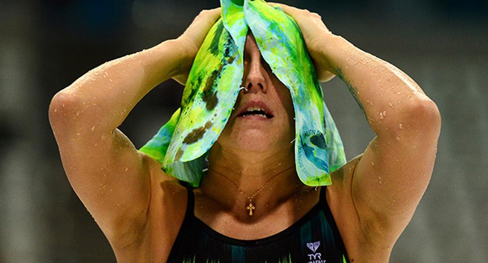La clavadista rusa Nadezhda Bazhina protagonizó otro de los momentos de Río 2016 que buscan en YouTube, pero por su pésima actuación en la prueba del clavado. (Foto: AFP)