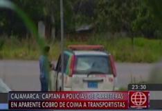 Cajamarca: policías cobraban presuntas 'coimas' a transportistas