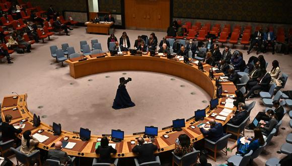 Ucrania pide que se excluya a Rusia del Consejo de Seguridad de la ONU. (ED JONES / AFP).
