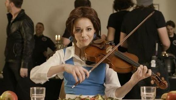Famosas canciones de "La bella y la bestia" en violín [VIDEO]