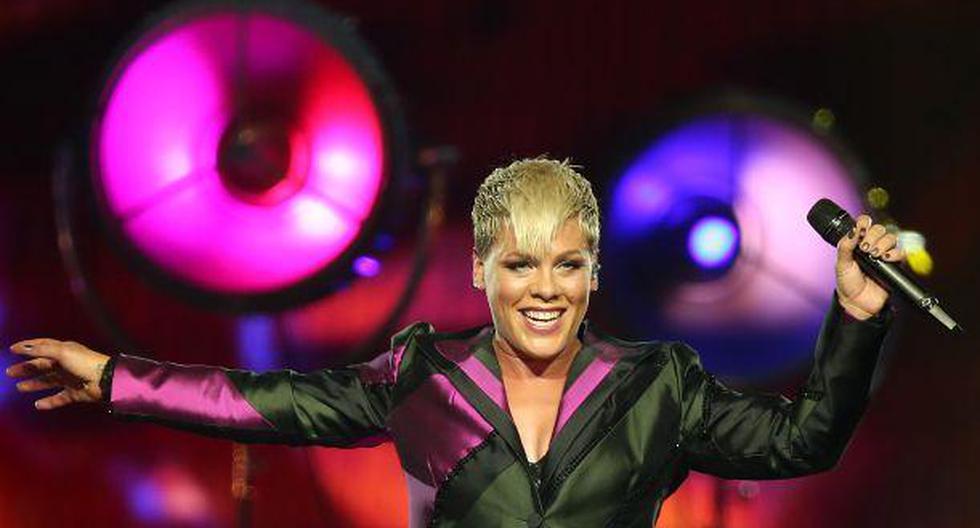 La cantante Pink fue dada de alta y sus fans respiran aliviados (Getty Images)