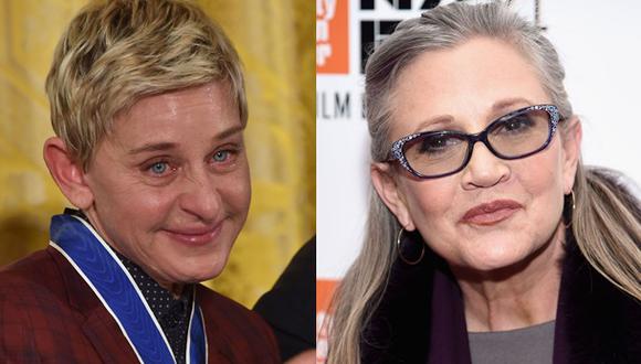 Ellen DeGeneres: “Carrie Fisher era brillante y honesta”