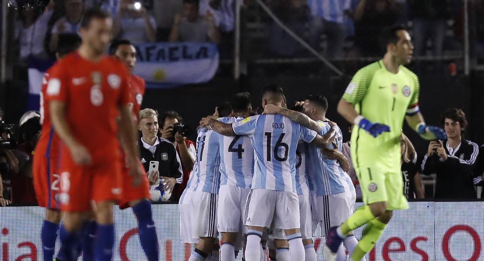 Argentina vs Chile se enfrentan en el Monumental de River por las Eliminatorias Rusia 2018. (Foto: EFE)