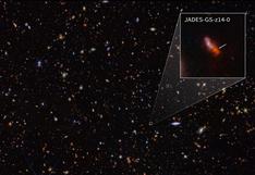 El telescopio James Webb bate propio récord al detectar la galaxia más lejana conocida