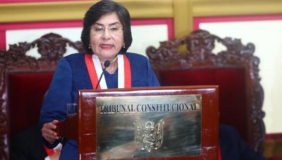 Marianella Ledesma asume la presidencia del TC y anuncia los lineamientos de su gestión (Foto: Lino Chipana)