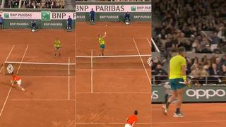 Nadal en estado puro: el increíble punto que le ganó a Djokovic en Roland Garros | VIDEO