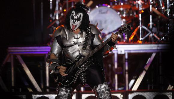 Gene Simmons durante su concierto en Lima en 2009. (Foto: Giuliano Buiklece/GEC)