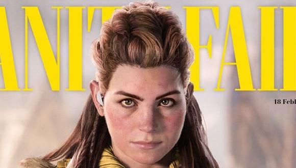 Aloy, la guerrera protagonista de Horizon Zero Dawn y Horizon Forbidden West, se mostró en la portada de Vanity Fair. (Foto: Vanity Fair)