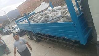 Piura: intervienen camión en Ayabaca con 180 sacos de oro 