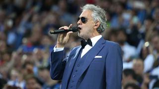 Champions League: Andrea Bocelli cantó el himno de la final