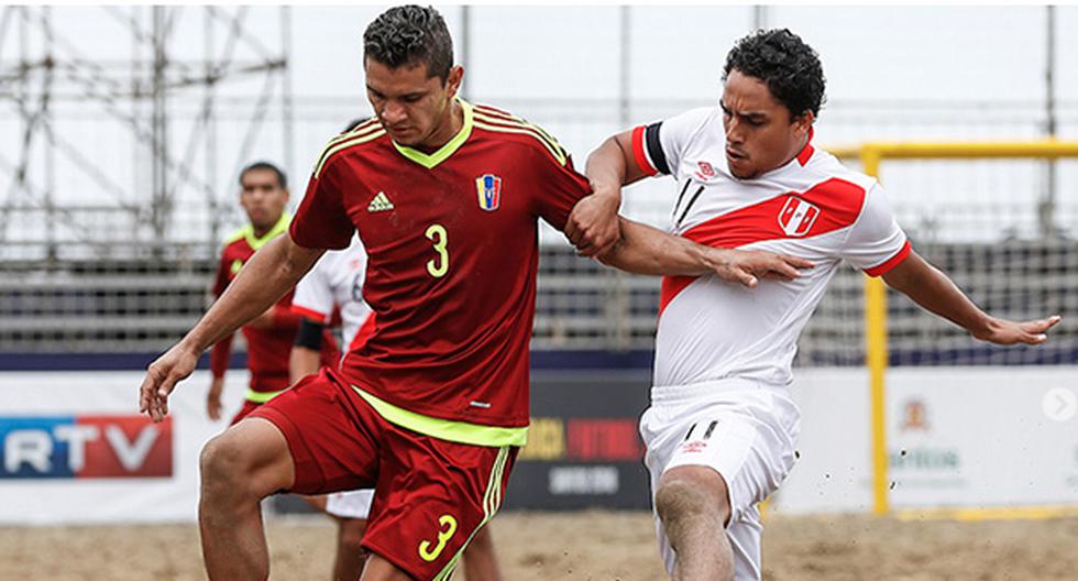 La Selección Peruana de Fútbol Playa sucumbió ante Venezuela en la Copa América de Brasil (Foto: Conmebol)