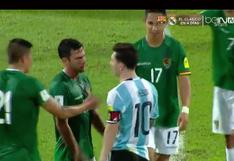 Lionel Messi: jugadores bolivianos lucharon por camiseta del argentino