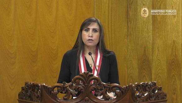Patricia Benavides presentó los resultados del procesamiento de audios de "Los Cuellos Blancos del Puerto". (Ministerio Público)
