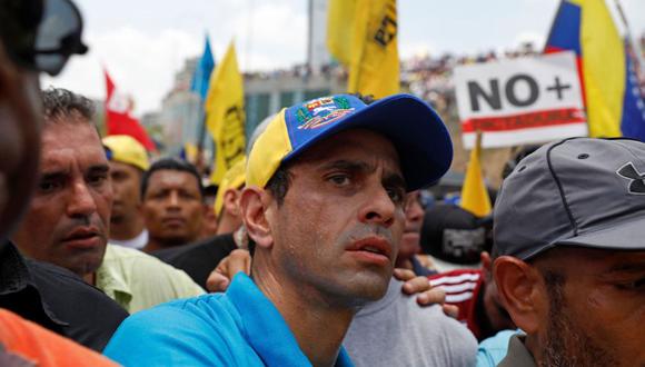 Henrique Capriles, ex candidato presidencial y líder de la oposición en Venezuela. (Reuters).