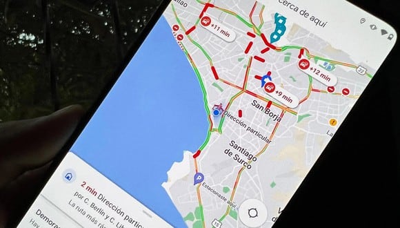 ¿Quieres ver el tráfico en tiempo real utilizando Google Maps? Usa este truco. (Foto: MAG - Rommel Yupanqui)