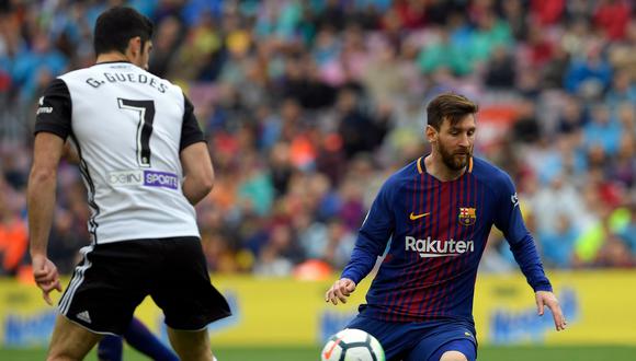 Barcelona será local esta mañana ante Valencia (9:15 a.m. EN VIVO EN DIRECTO ONLINE por DirecTV Sports) por la Liga Española. (Foto: AFP)