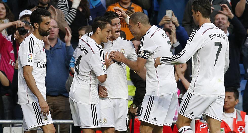 Real Madrid ganó, pero Chicharito no pudo marcar. (Foto: EFE.)