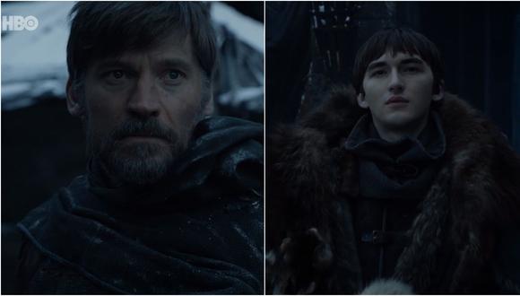 Bran Stark y Jaime Lannister se volvieron a encontrar en la serie. (Foto: HBO)