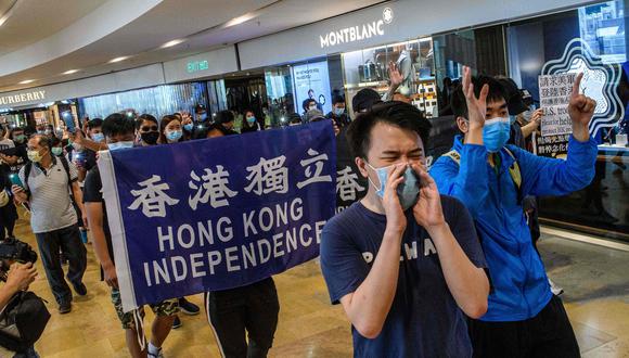 La injerencia cada vez más evidente de Beijing en los asuntos de Hong Kong ha motivado inclusos pedidos de independencia. (AFP)