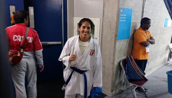 La peruana Alexandra Grande logr&oacute; la medalla de oro en karate en Toronto 2015. (Foto: Mar&iacute;a Jos&eacute; Fermi / Enviada Especial A Toronto 2015).