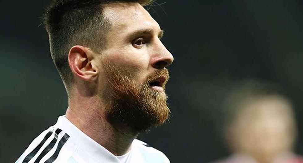 Lionel Messi participó en el amistoso de Argentina ante Rusia con miras al próximo Mundial. Sin embargo, sorprendió a la prensa con esta decisión. (Foto: Getty Images)