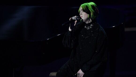 Oscar 2020: Billie Eilish en la interpretación de “Yesterday” de The Beatles. (Foto: AFP)