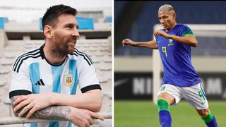 Los dos grandes candidatos de América Argentina y Brasil presentan sus camisetas para el Mundial Qatar 2022