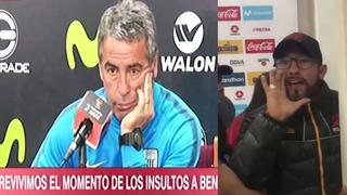 Alianza Lima vs. Melgar: Bengoechea dejó conferencia ante insultos de dirigente mistiano e hinchas | VIDEO