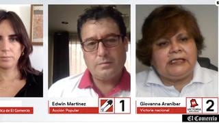 Candidatos al Congreso de Acción Popular y Victoria Nacional por Arequipa debatieron en El Comercio