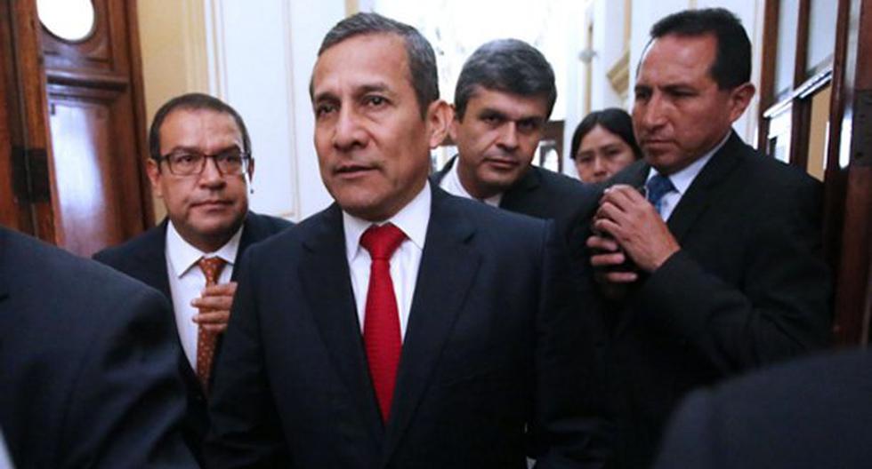 Ollanta Humala irá a la Comisión de Defensa. (Foto: Andina)