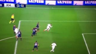 Real Madrid vs. PSG: así fingió Cristiano Ronaldo un penal