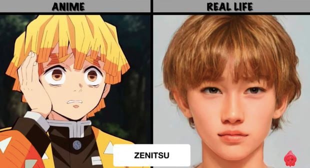 Zenitsu Agatsuma tiene el cabello rubio en "Kimetsu No Yaiba" (Foto: Anime Data PH)