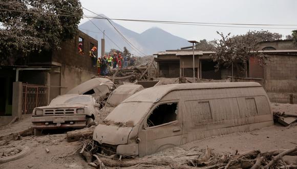 Volcán de Fuego en Guatemala: "Se teme lo peor, que la mayoría de las 400 personas no hayan podido escapar". (Reuters).