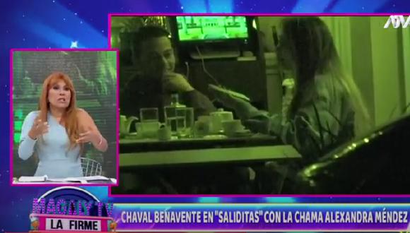 Magaly Medina tras captar a Cristian Benavente: “Alianza contrata puros lesionados”. (Foto: Captura de pantalla Magaly TV La Firme)