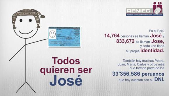 Reniec y la peculiar imagen sobre "Sé como José"